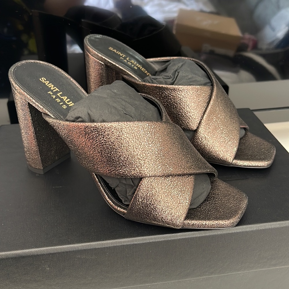 Saint Laurent LouLou 95 Mule